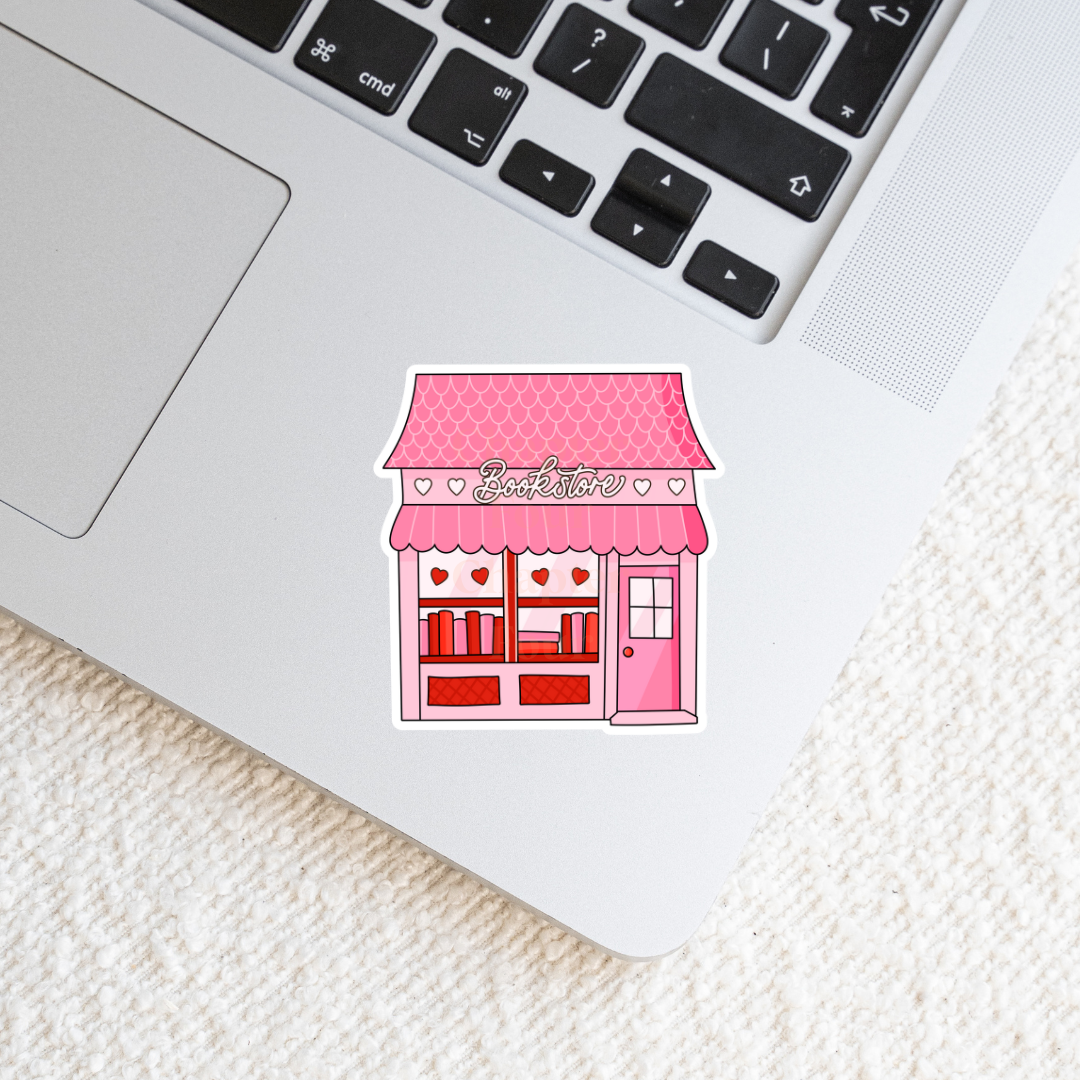 Valentine Bookstore Sticker