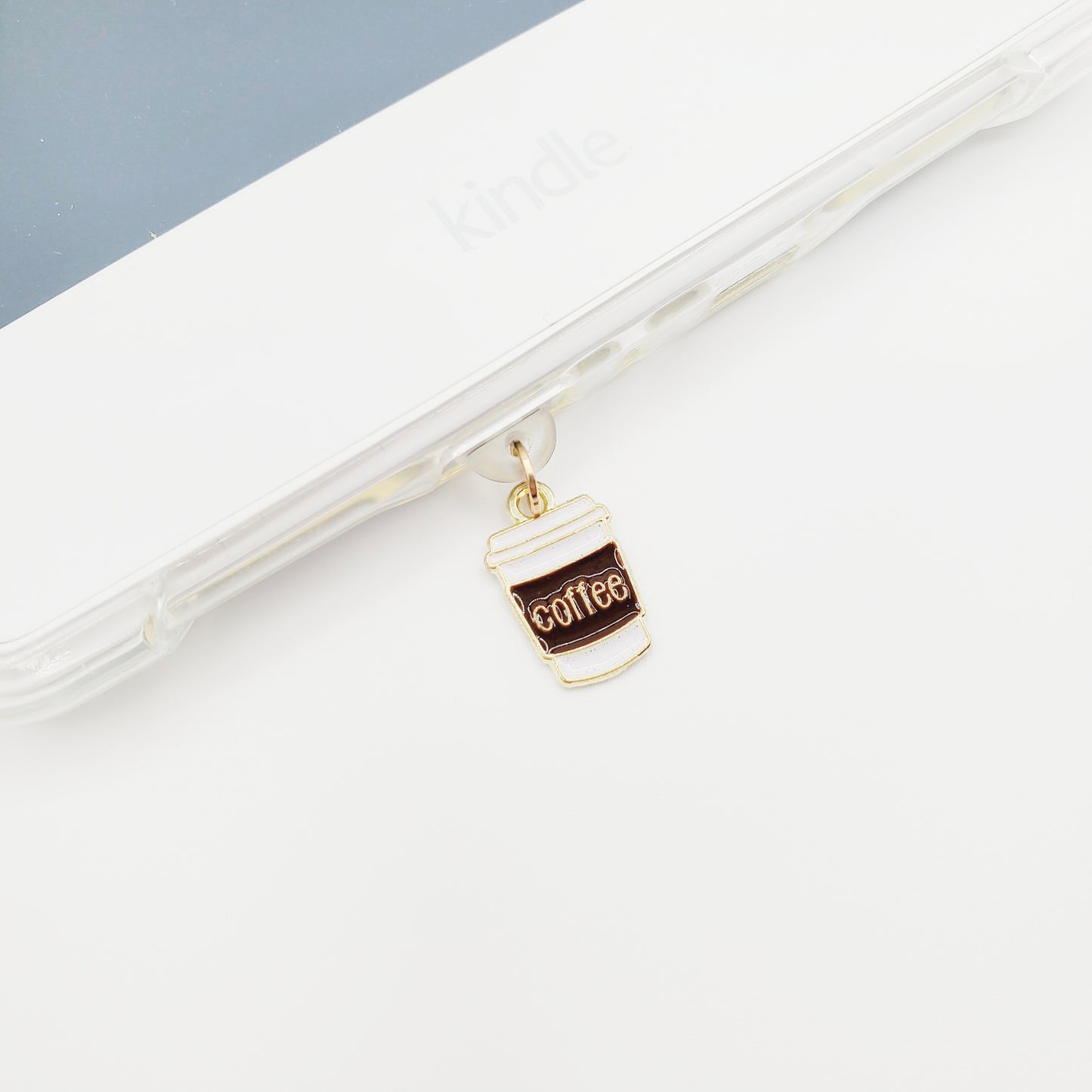 Coffee Cup Dust Plug Charm