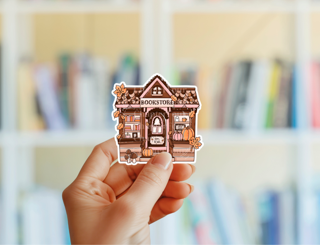 Fall Bookstore Sticker
