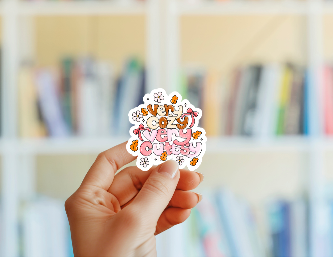 Very Cozy Very Cutesy Sticker