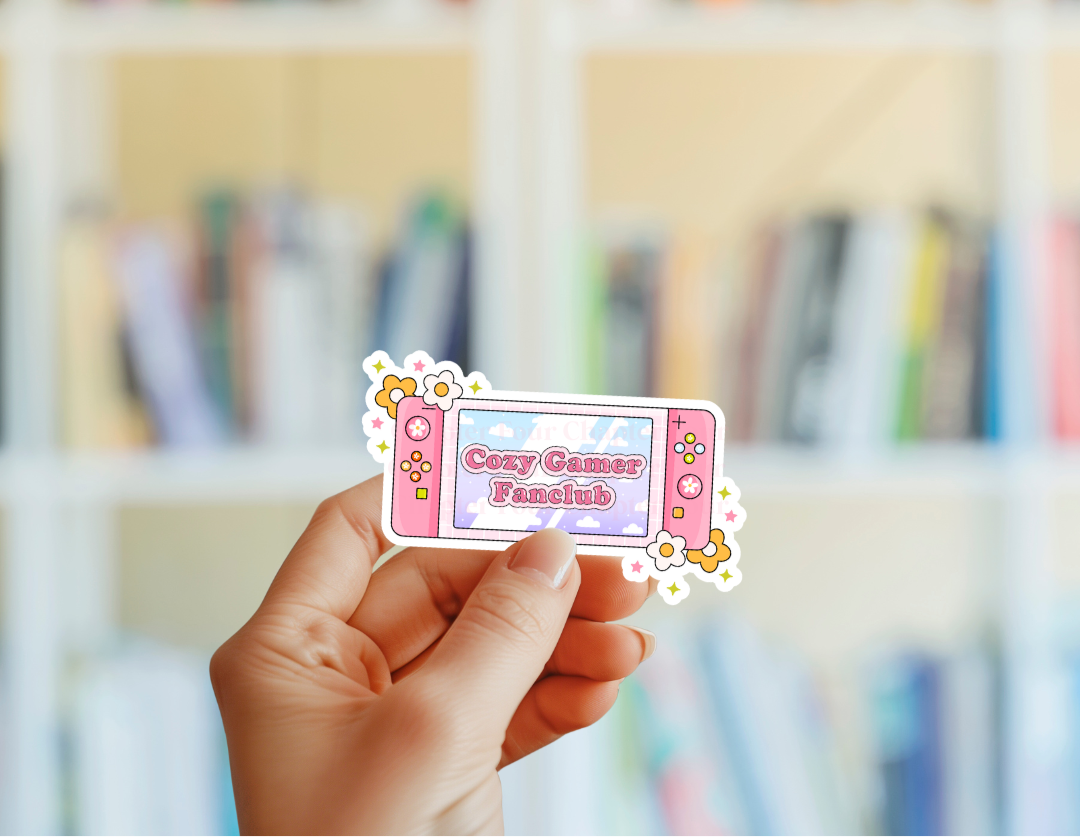 Cozy Gamer Fanclub Sticker