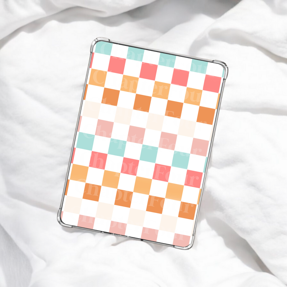 Muted Checker E-Reader Insert
