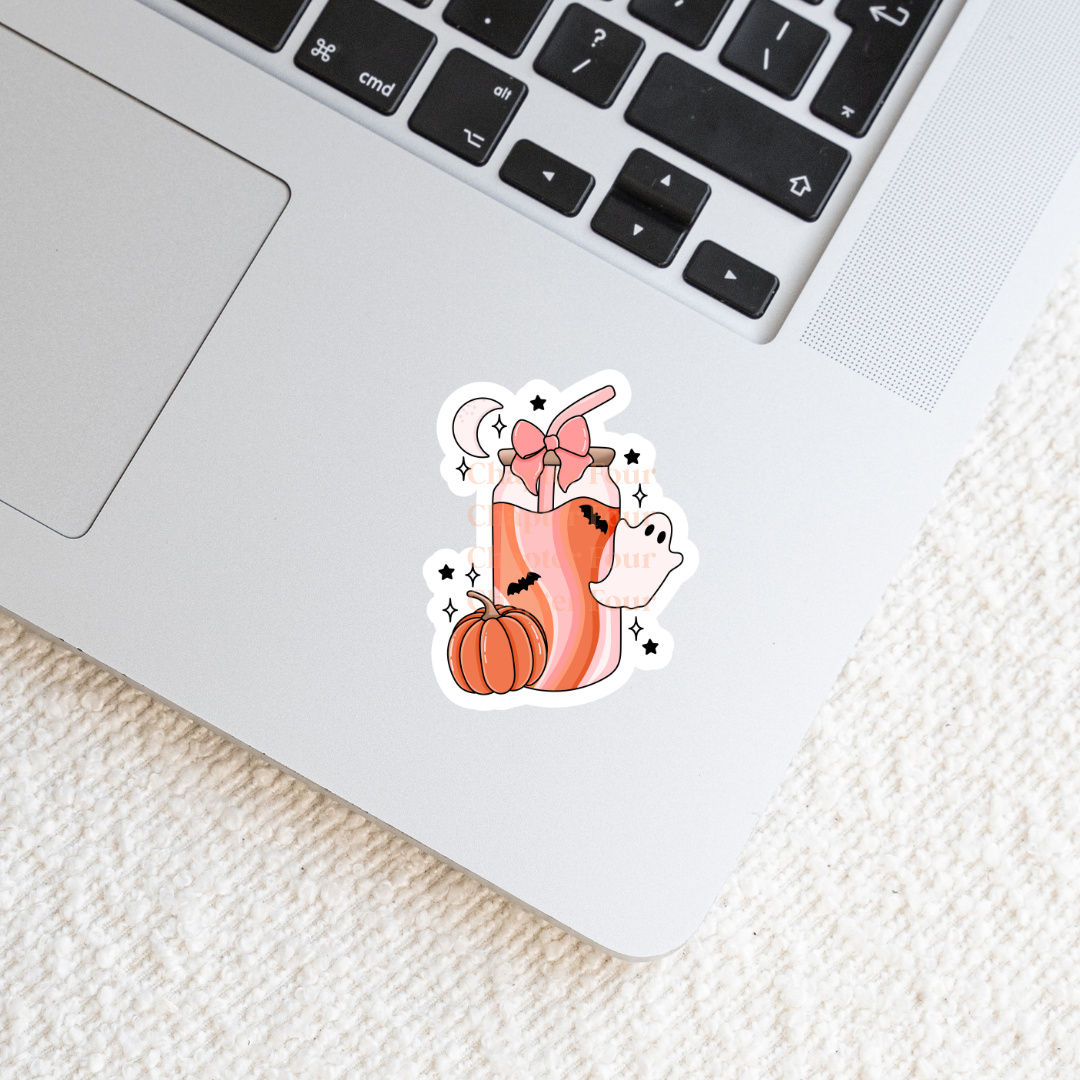 Spooky Season Drink Sticker