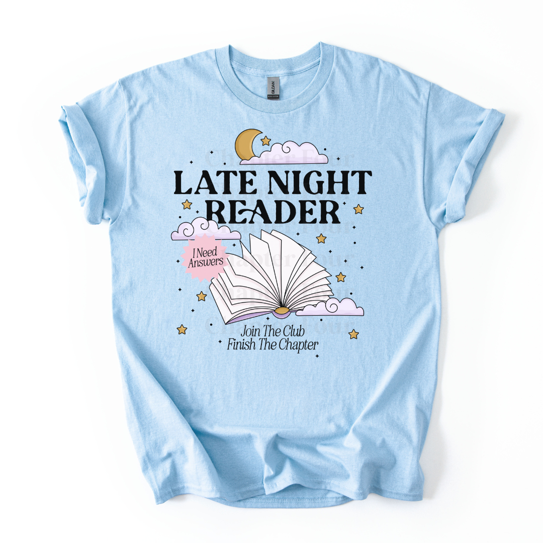 Late Night Reader T-Shirt