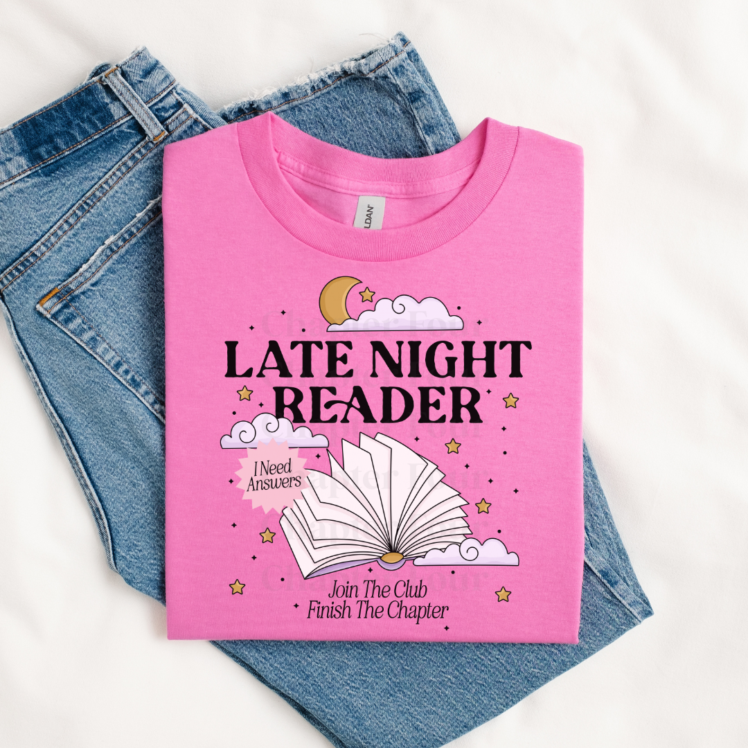 Late Night Reader T-Shirt