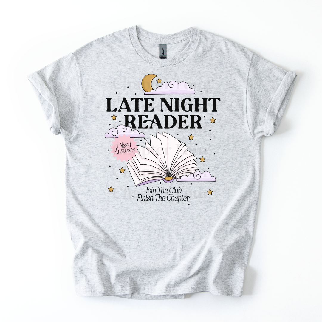 Late Night Reader T-Shirt