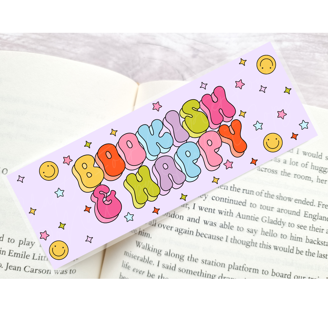 Bookish & Happy Bookmark