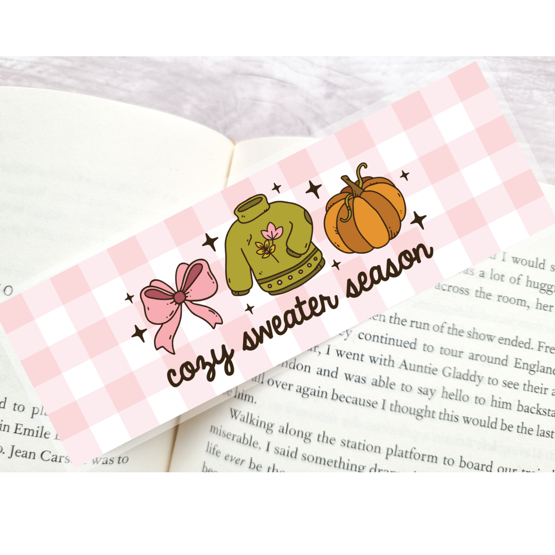 Cozy Sweater Season Bookmark