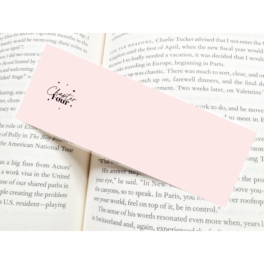 Paperback Book Club Bookmark
