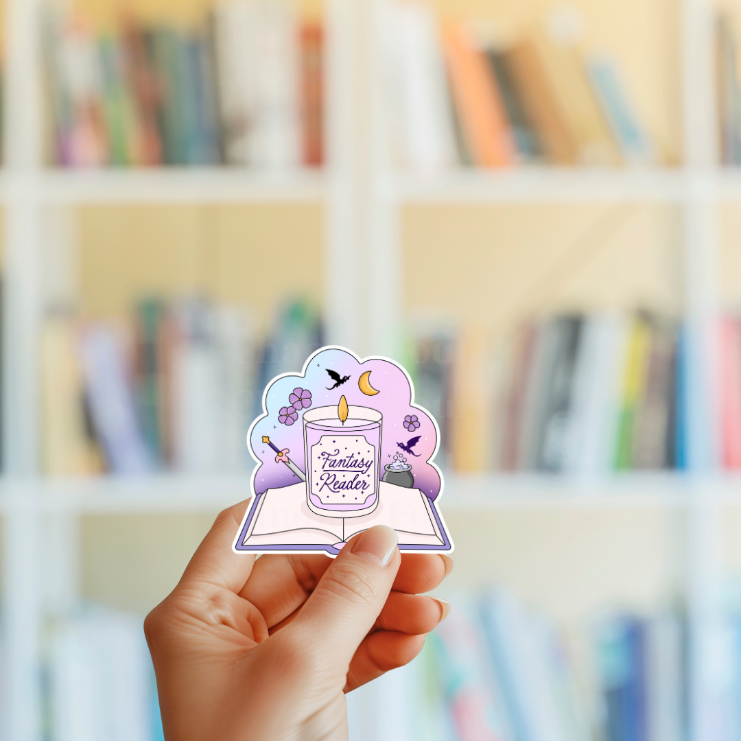 Fantasy Reader Sticker