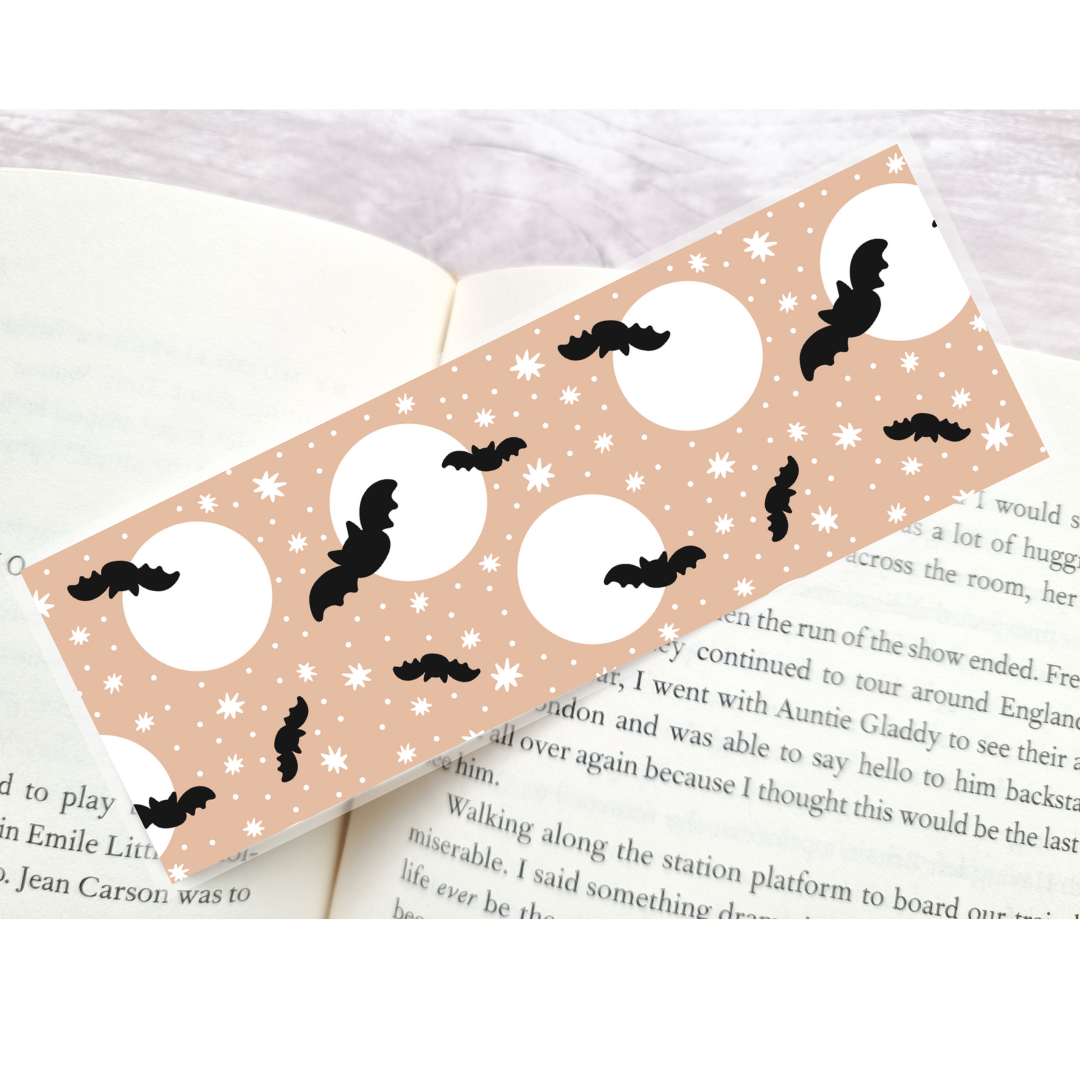 Moon Lit Bats Bookmark