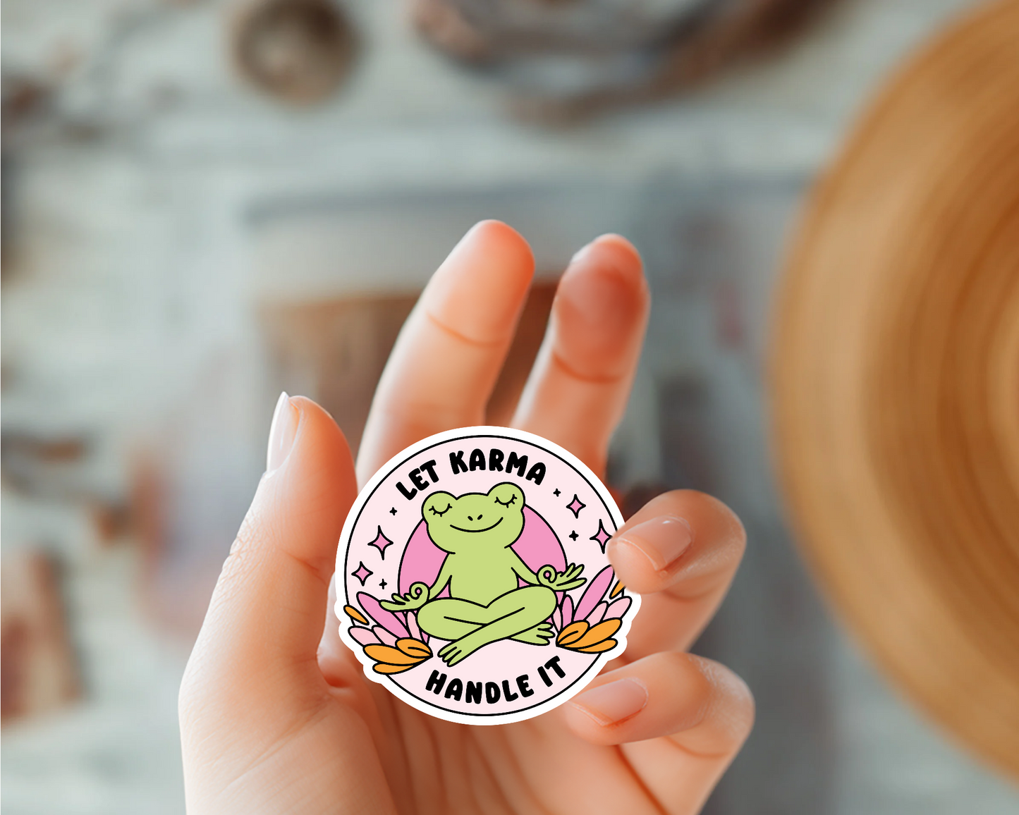 Let Karma Handle It Sticker