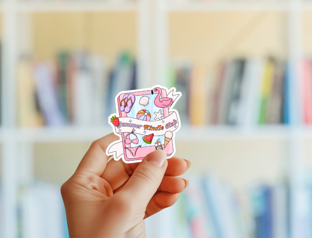 Summer Kindle Club Sticker