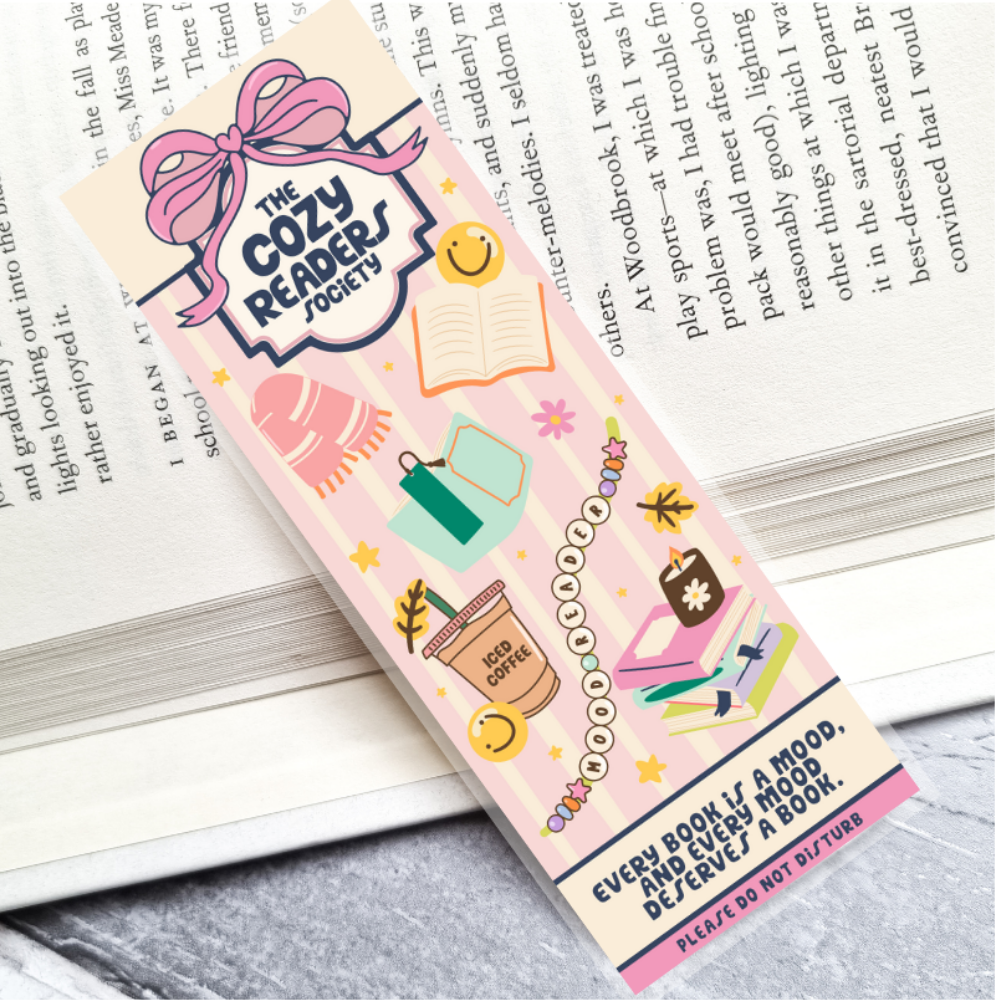 The Cozy Readers Society Bookmark