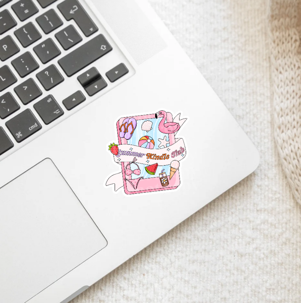 Summer Kindle Club Sticker