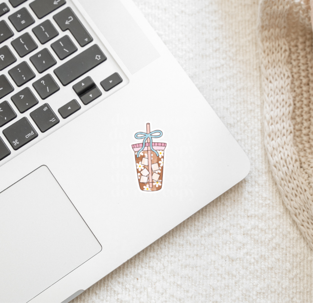 Summer Iced Coffee Sticker
