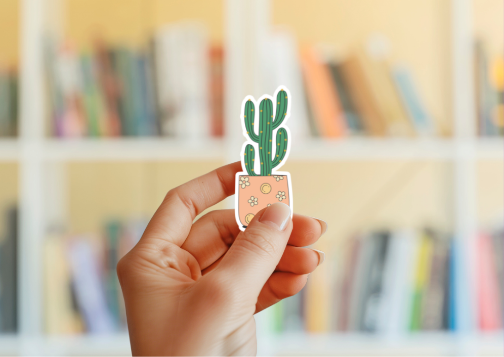 Cactus Plant Sticker