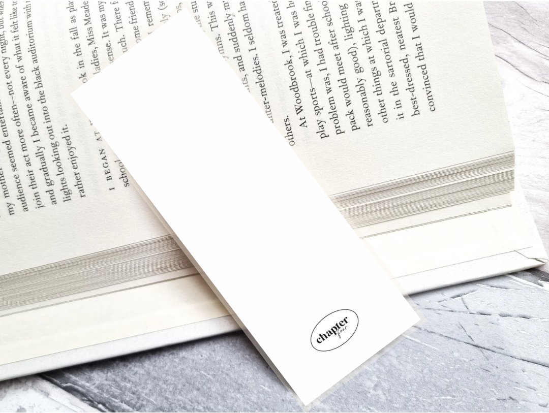 Spring Reader Collage Bookmark