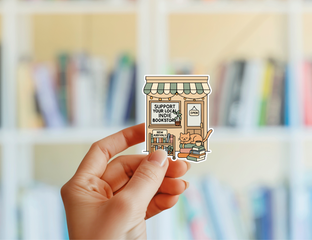 Support Your Local Indie Bookstore Sticker