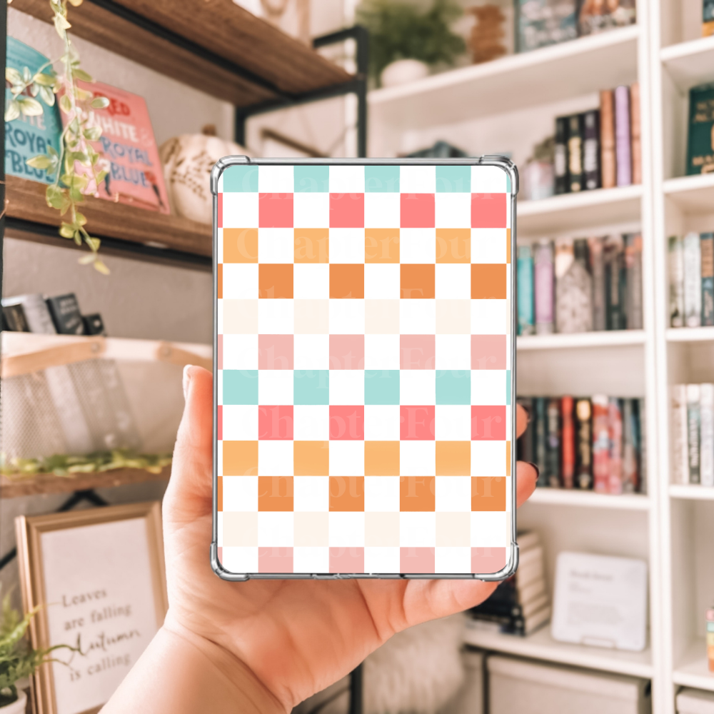 Muted Checker E-Reader Insert
