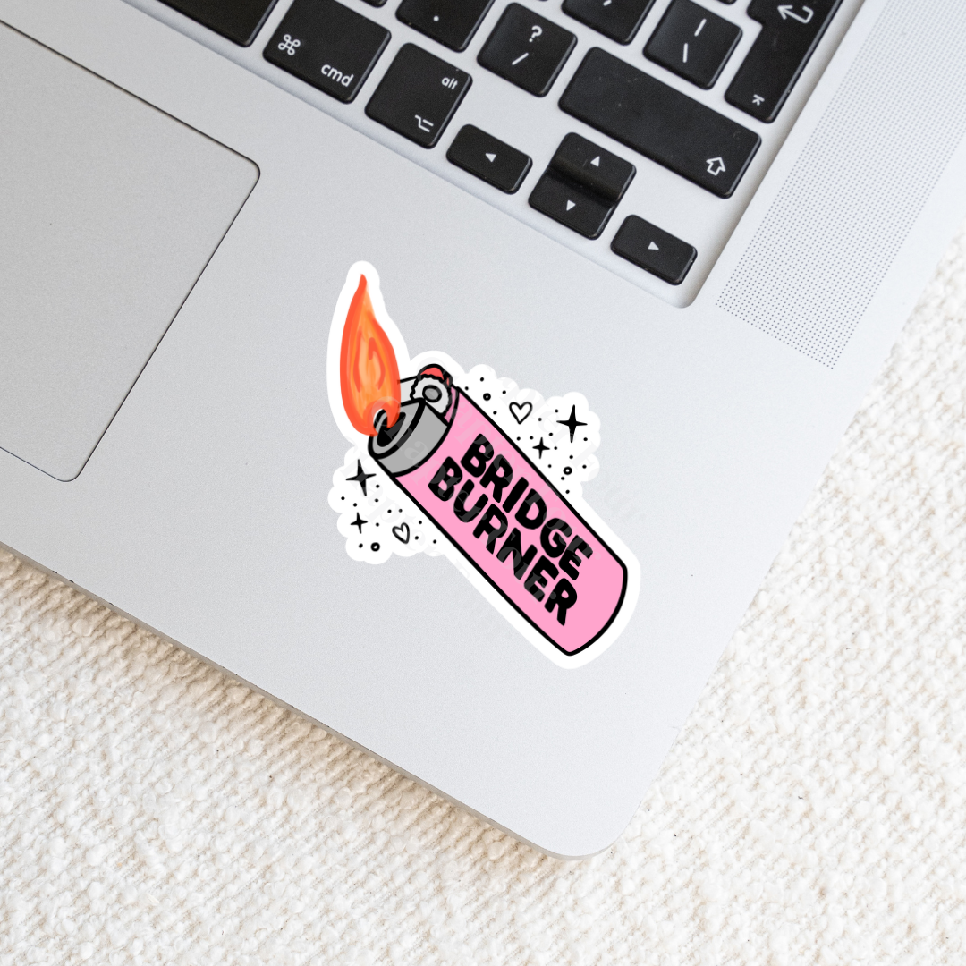 Bridge Burner Lighter Sticker