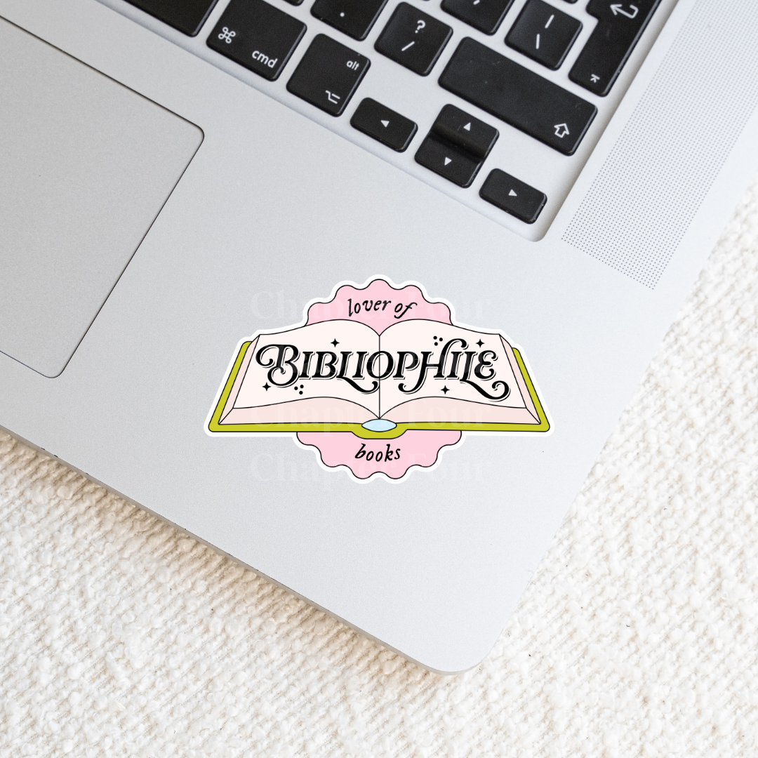 Lover of Bibliophile Books Sticker