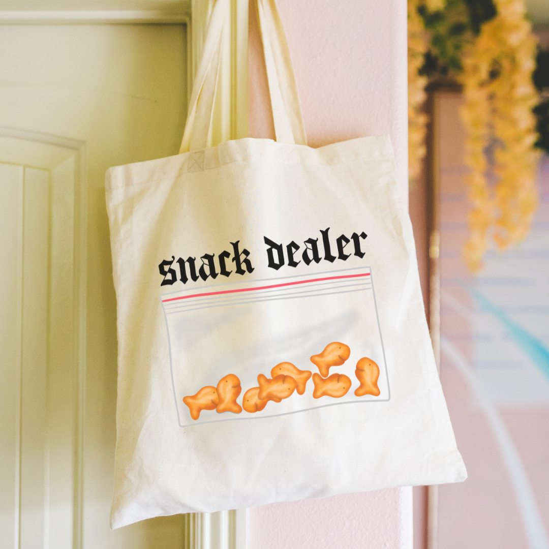 Snack Dealer Canvas Tote Bag