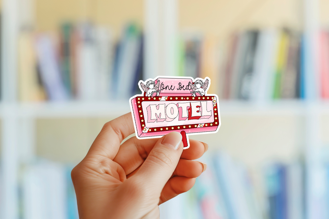 One Bed Motel Sticker