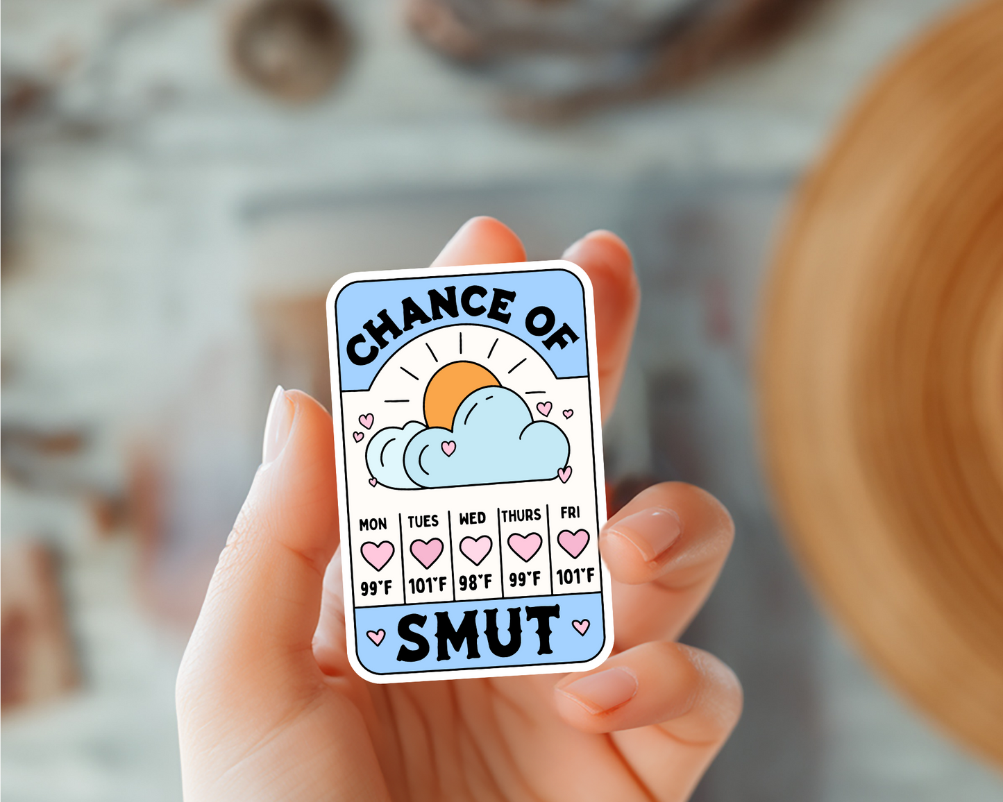 Chance Of Smut Sticker