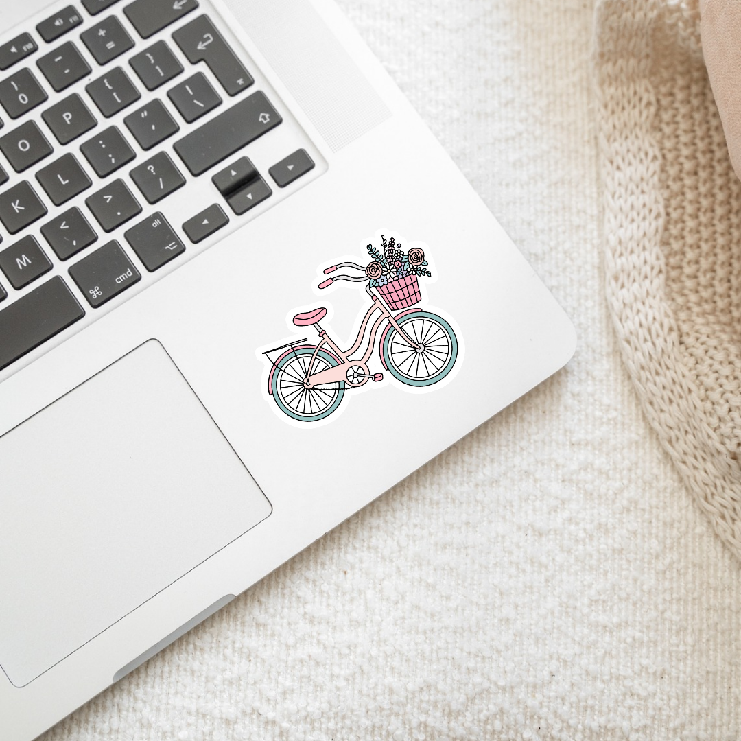 Spring Bicycle Sticker