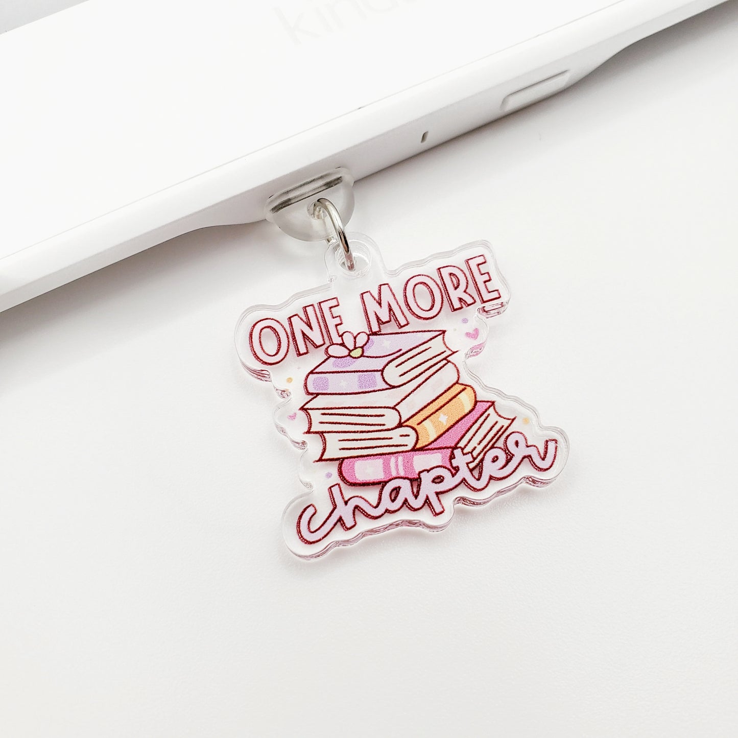 One More Chapter Dust Plug Charm