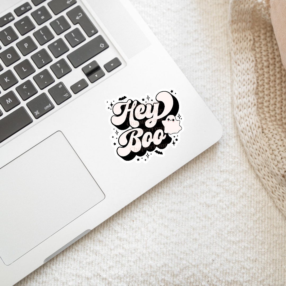 Hey Boo Sticker