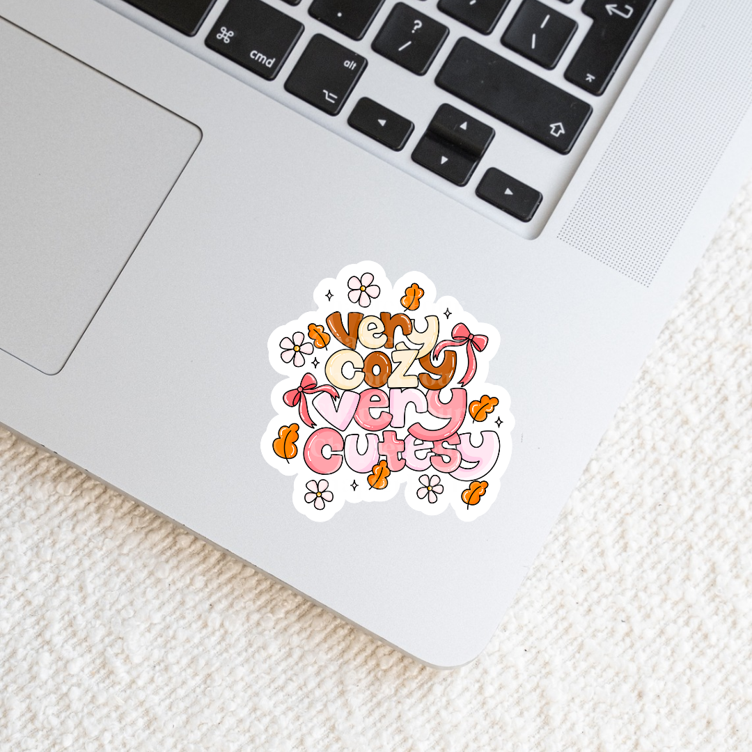 Very Cozy Very Cutesy Sticker