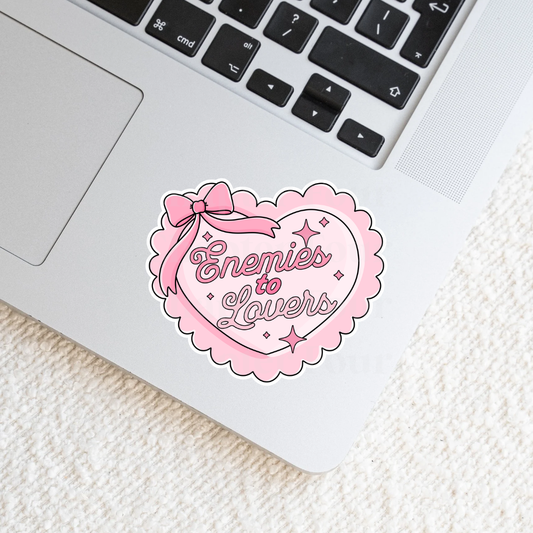 Enemies To Lovers Heart Sticker