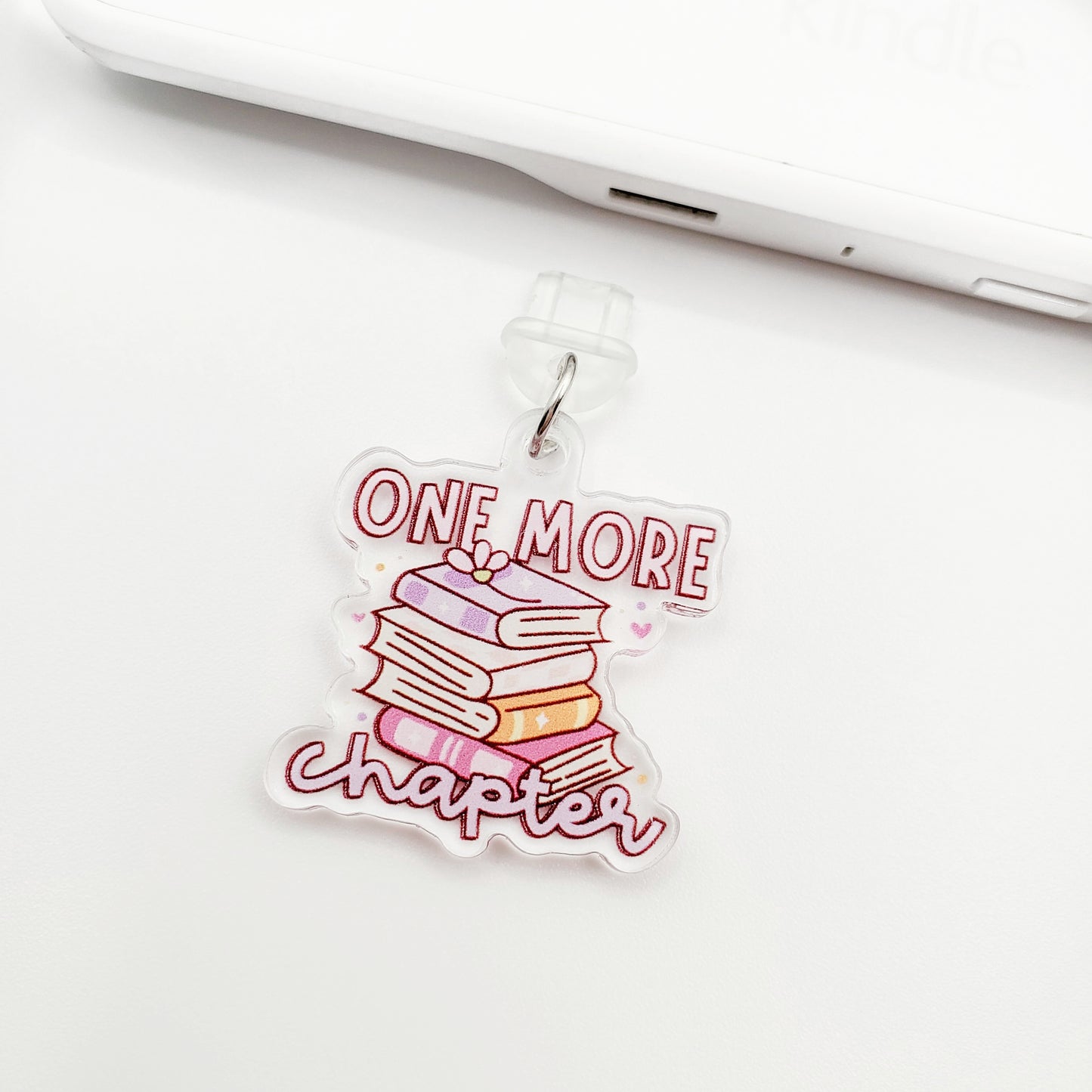 One More Chapter Dust Plug Charm