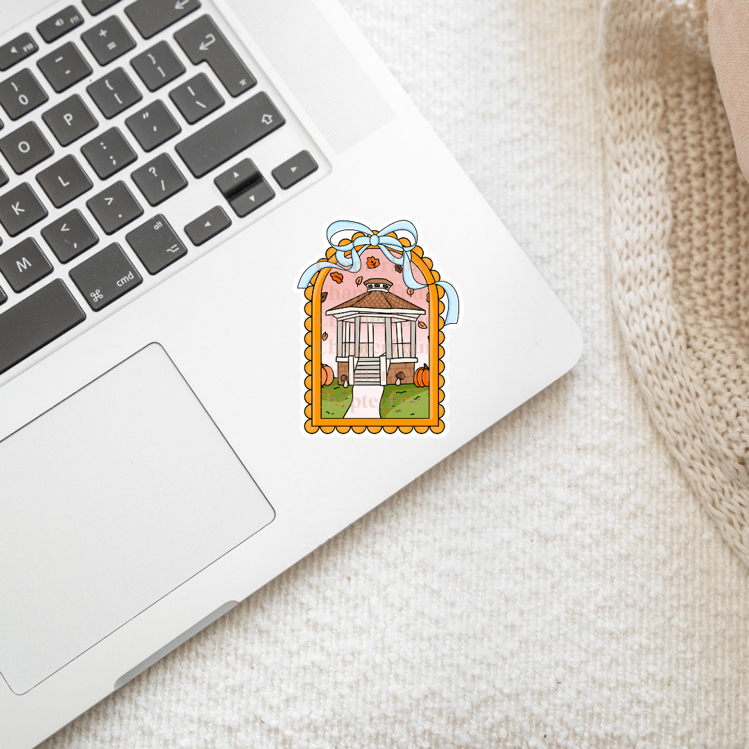 Fall Gazebo Frame Sticker