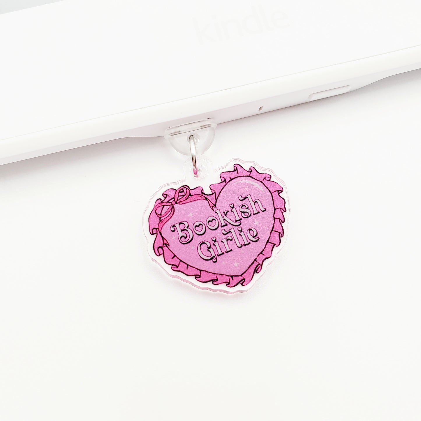 Bookish Girlie Dust Plug Charm