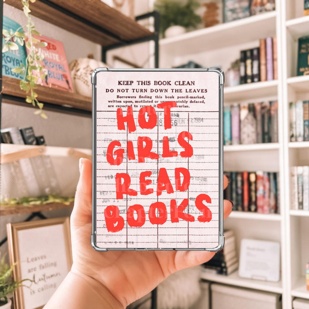 Hot Girls Read Books E-Reader Insert