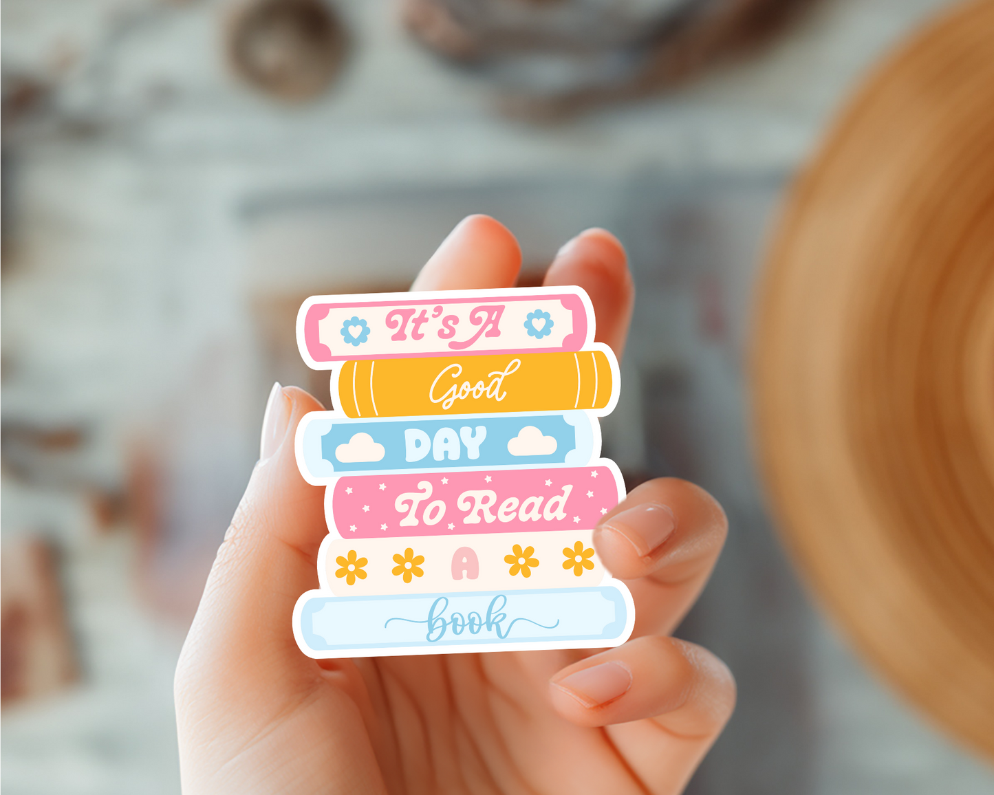 It's A Good Day To Read A Book Sticker