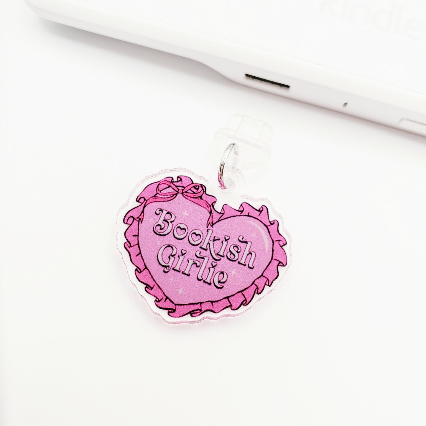 Bookish Girlie Dust Plug Charm
