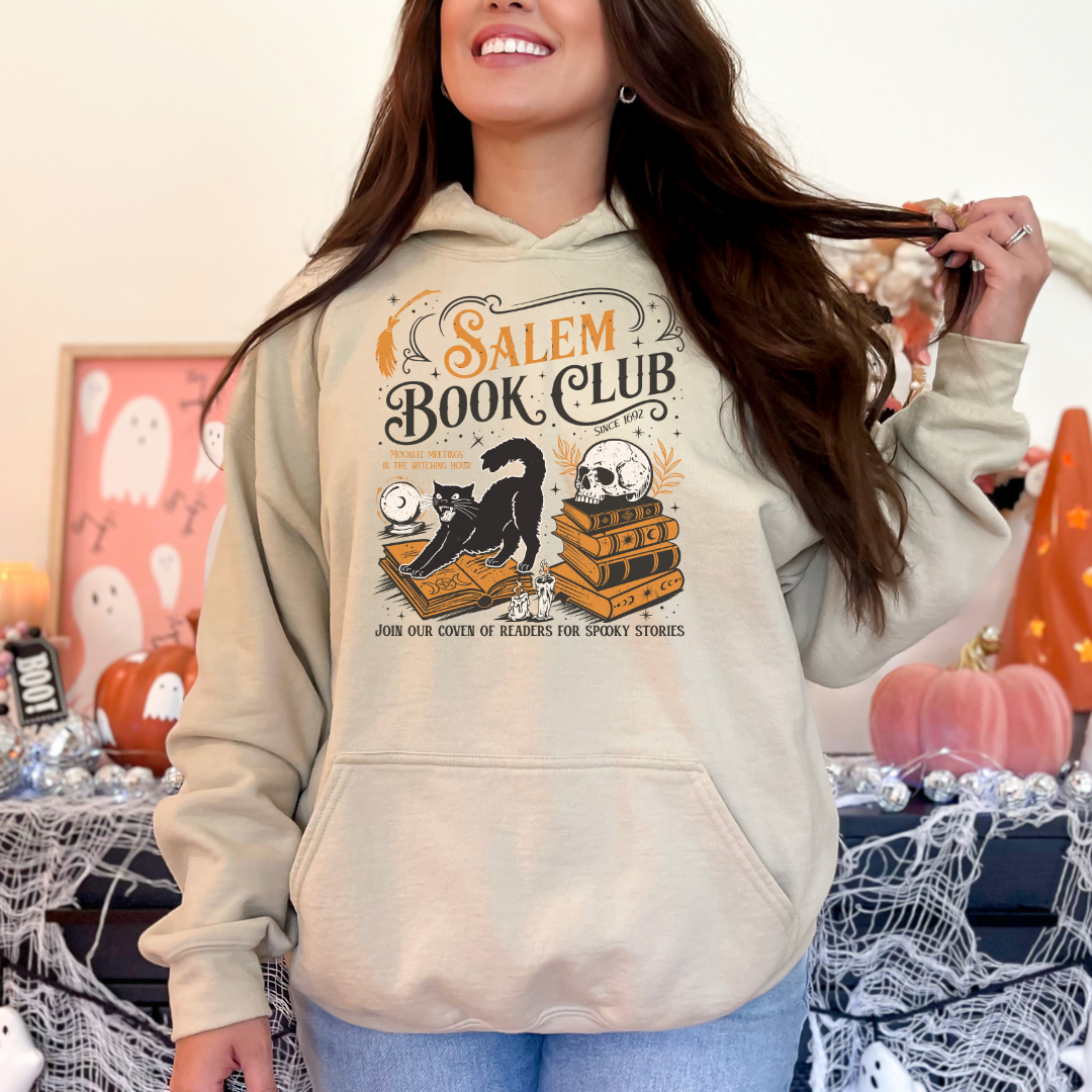 Halloween Salem Book Club - T-Shirt, Crewneck, or Hoodie