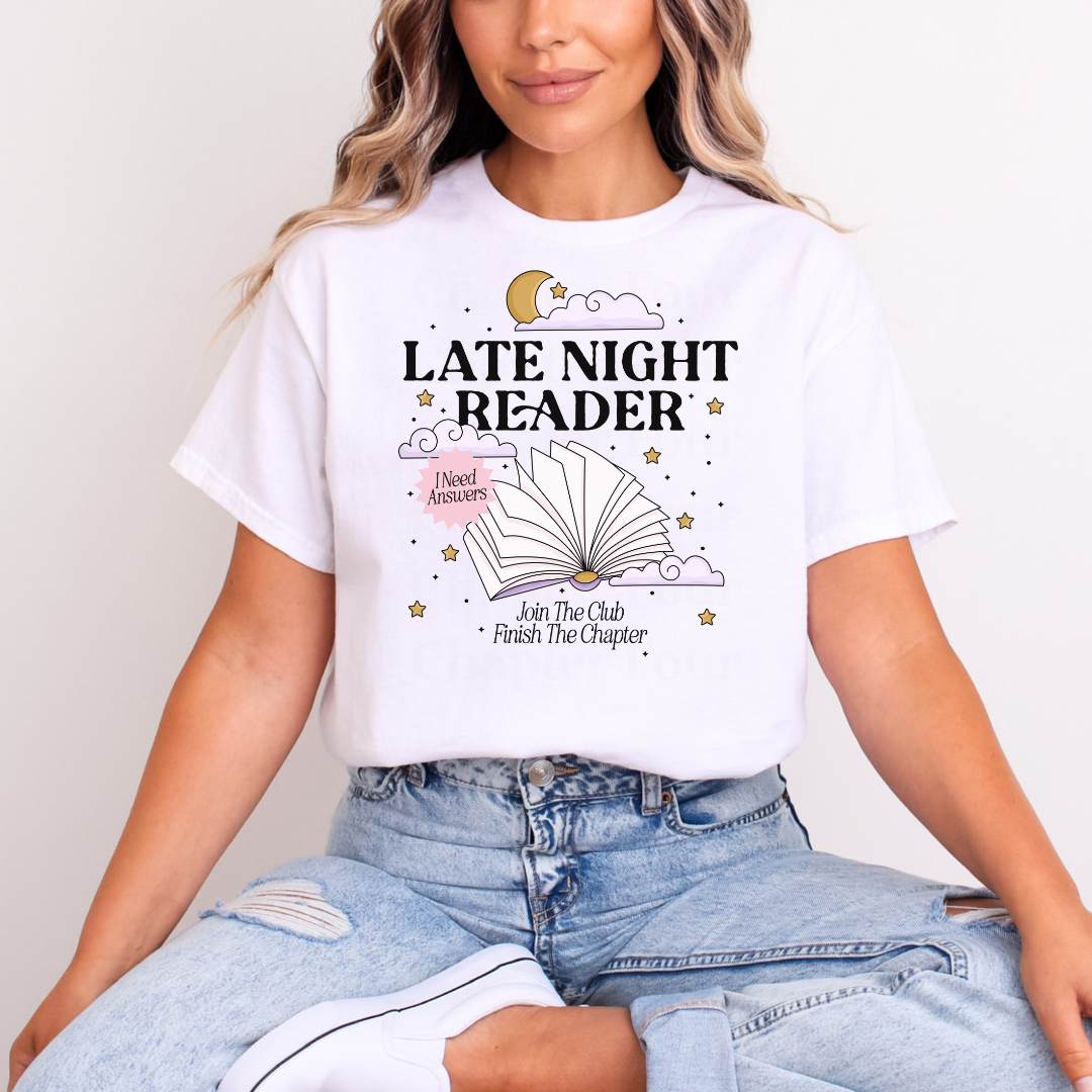Late Night Reader T-Shirt