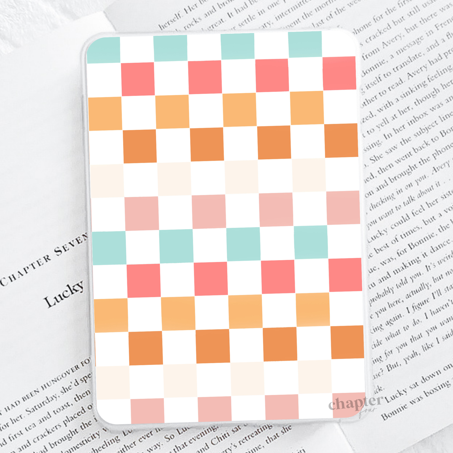 Muted Checker E-Reader Insert