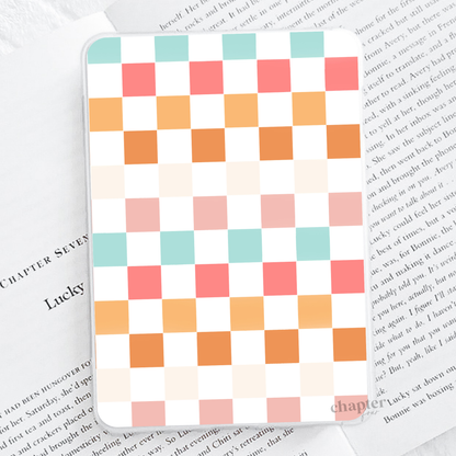 Muted Checker E-Reader Insert