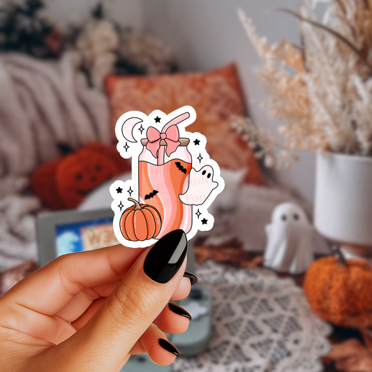 Spooky Season Drink Sticker