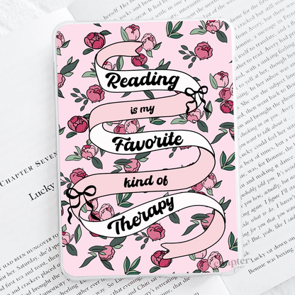 Reading Is My Favorite Kind Of Therapy E-Reader Insert