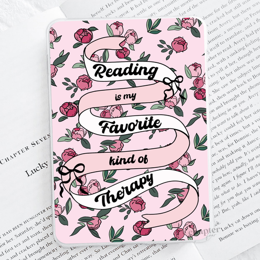 Reading Is My Favorite Kind Of Therapy E-Reader Insert