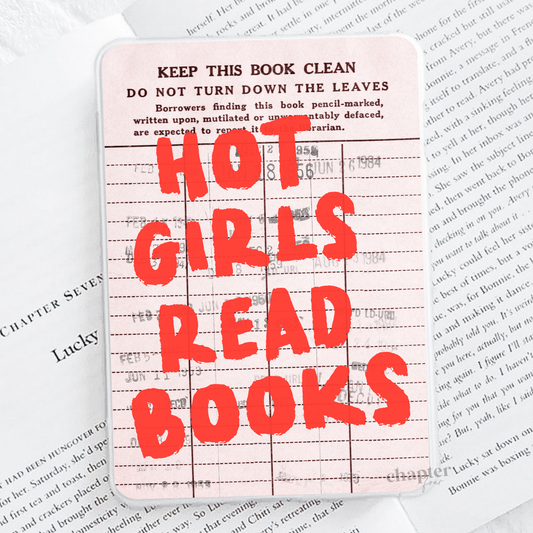 Hot Girls Read Books E-Reader Insert