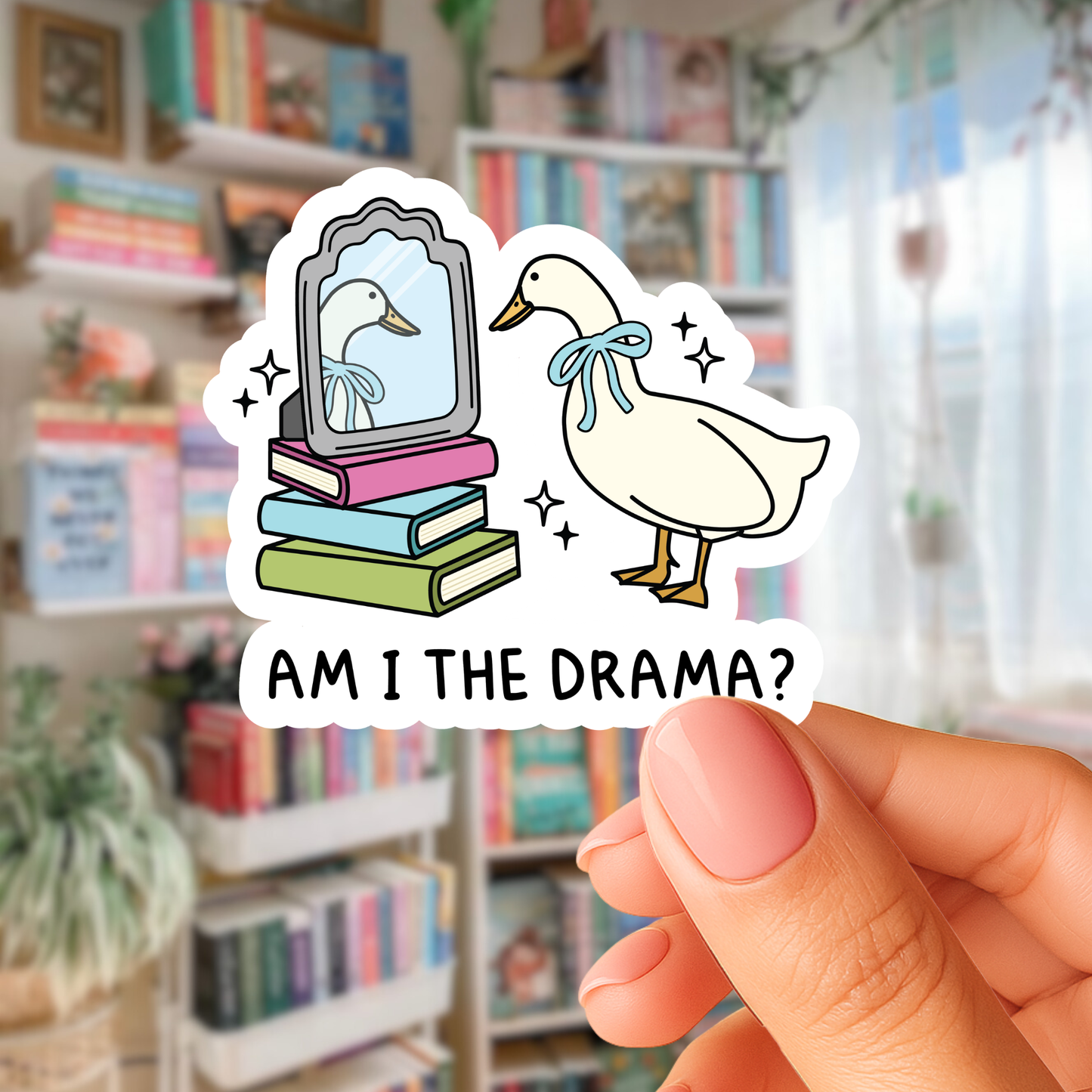 Am I The Drama Duck Sticker