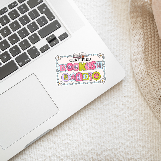 Certified Bookish Baddie Sticker